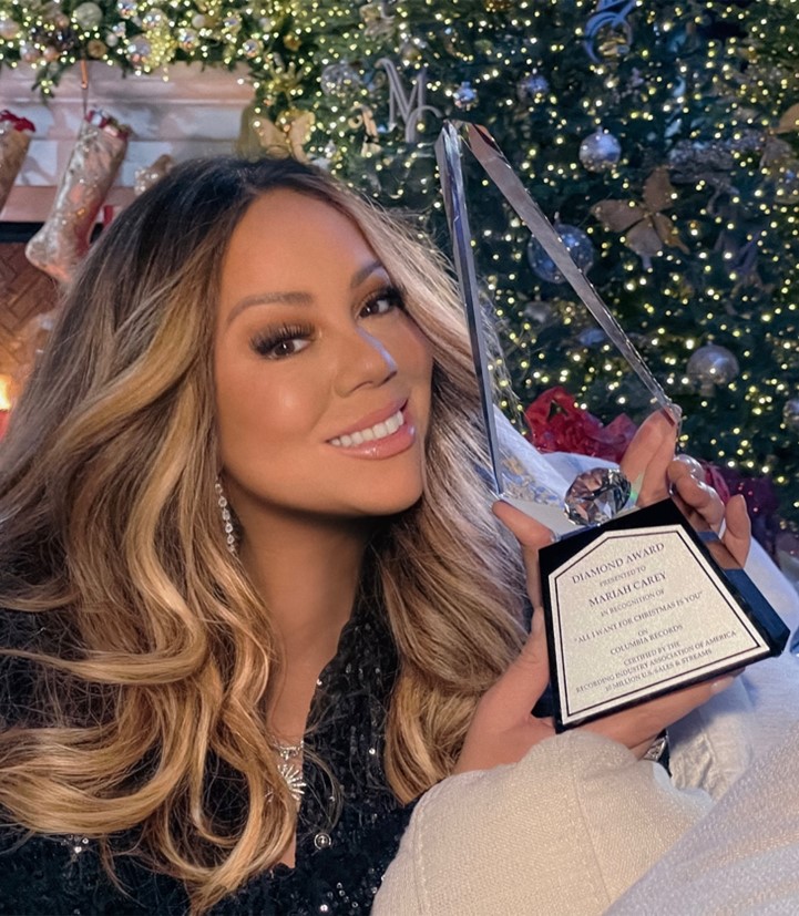 Mariah Carey's All I Want for Christmas is You Makes History - RIAA